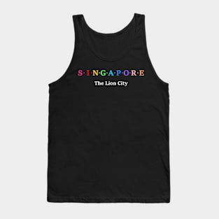 Singapore, The Lion City Tank Top